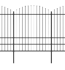 Sodo tvora su iečių viršug., juoda, (1,75-2)x10,2m, plienas