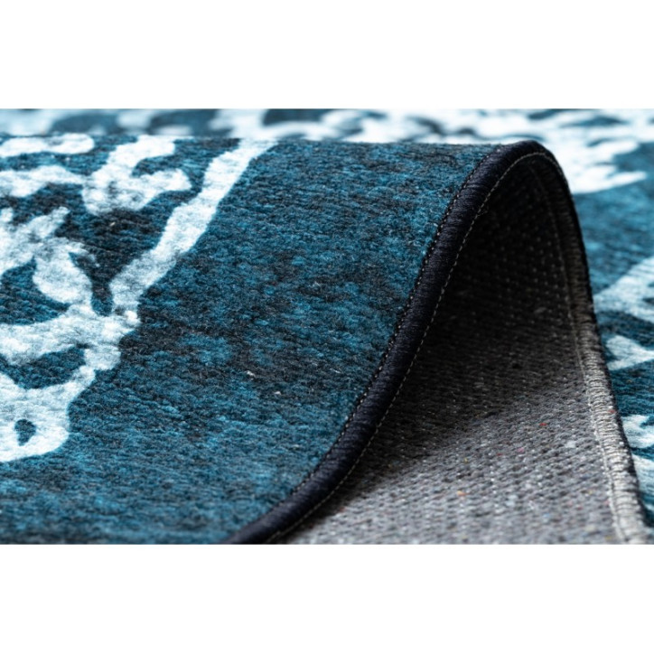 Mėlynas kilimas su ornamentais ANTIKA