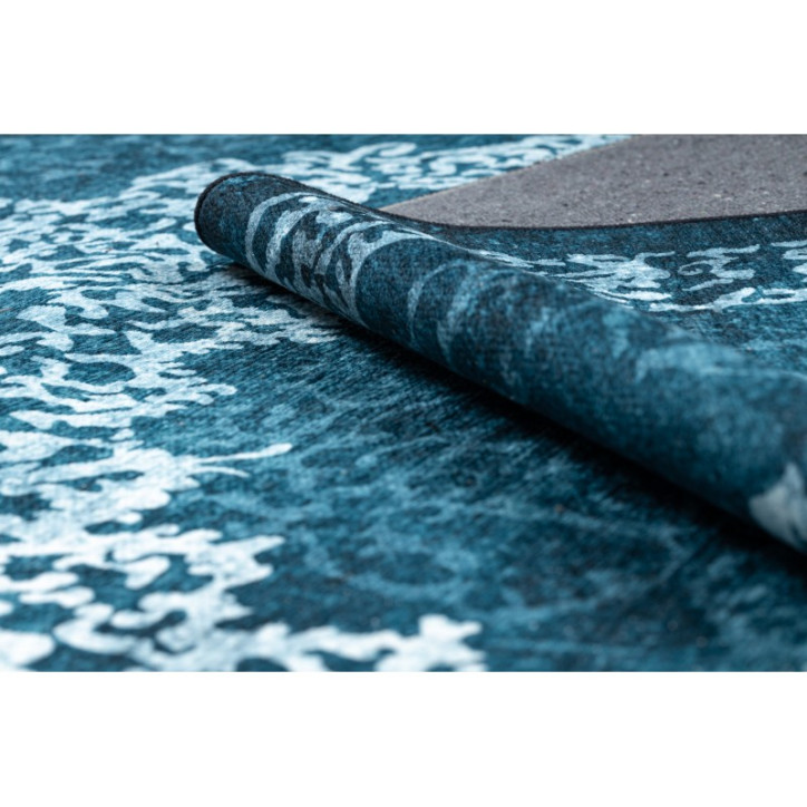 Mėlynas kilimas su ornamentais ANTIKA