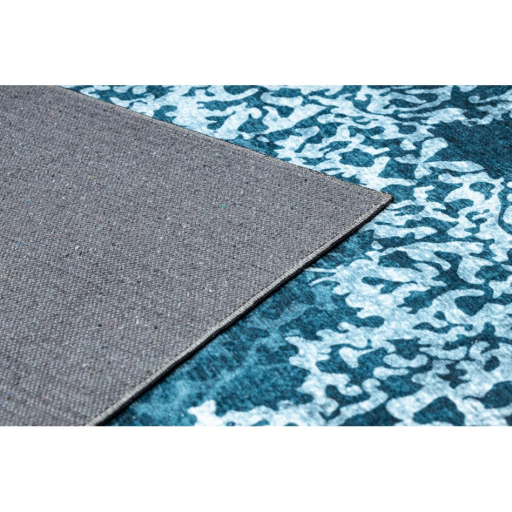 Mėlynas kilimas su ornamentais ANTIKA