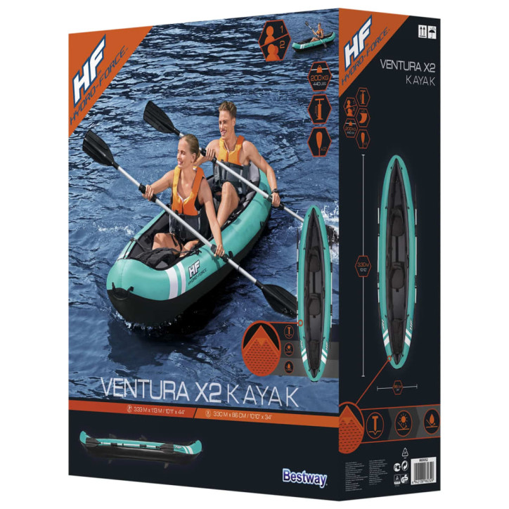 Bestway Hydro-Force Ventura X2 Baidarė, 330x86cm