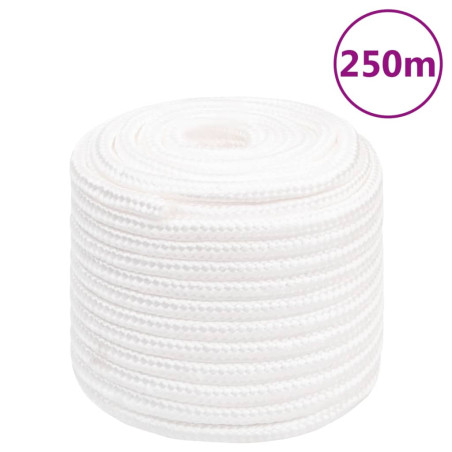 Valties virvė, visiškai balta, 16mm, 250m, polipropilenas