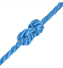 Susukta virvė, mėlyna, 500m, polipropilenas, 8mm