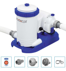 Bestway Flowclear Baseino siurblys su filtru, 9463 l/val.