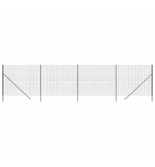 Vielinė tinklinė tvora, antracito, 2x10m, galvanizuotas plienas
