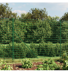 Vielinė tinklinė tvora su smaigais, žalios spalvos, 2x10m