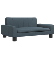 Vaikiška sofa, tamsiai pilkos spalvos, 70x45x30cm, audinys