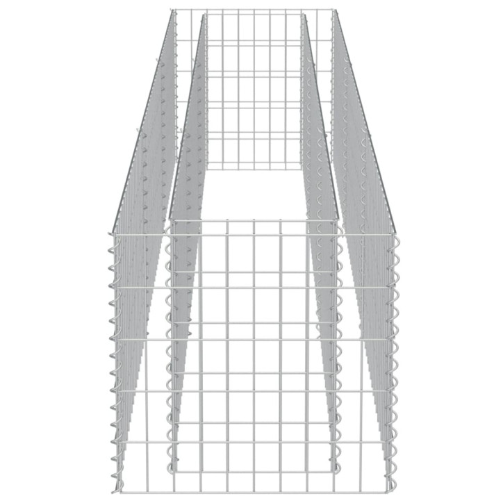 Gabiono vazonas, galvanizuotas plienas, 270x50x50cm, aukštas