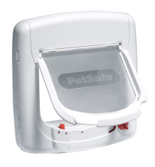 PetSafe Magnetinės atverčiamos durelės katėms Deluxe 400, baltos