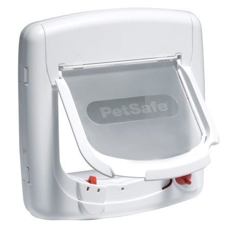 PetSafe Magnetinės atverčiamos durelės katėms Deluxe 400, baltos