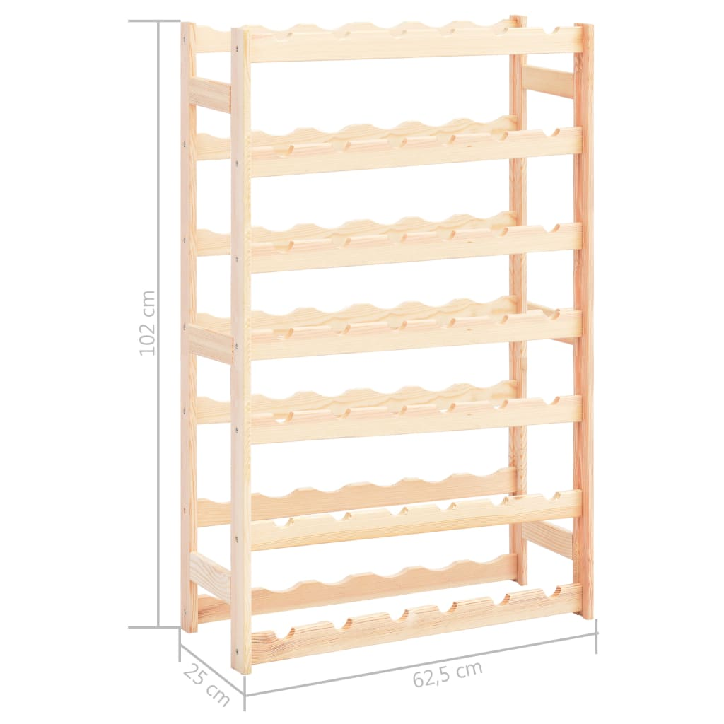 Stovas vynui skirtas 42 buteliams, pušies mediena