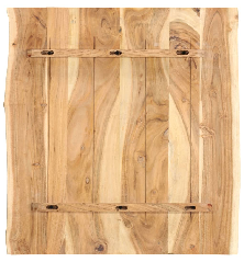 Stalviršis, 58x(50-60)x2,5cm, akacijos medienos masyvas