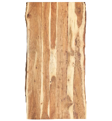 Stalviršis, 118x(50-60)x3,8cm, akacijos medienos masyvas