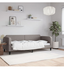 Sofa, taupe spalvos, 80x200cm, audinys