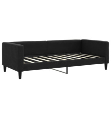 Sofa, juodos spalvos, 90x190cm, audinys