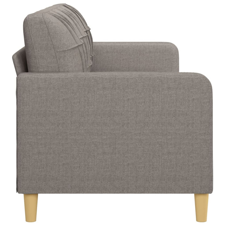 Trivietė sofa, taupe spalvos, 180cm, audinys