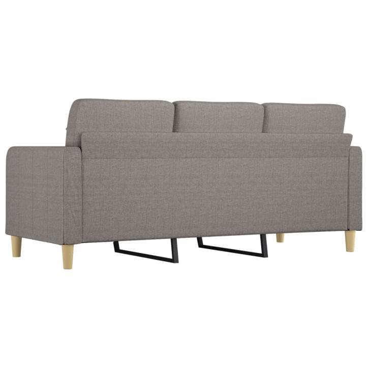 Trivietė sofa, taupe spalvos, 180cm, audinys