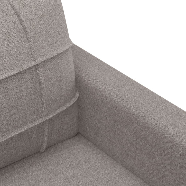 Trivietė sofa, taupe spalvos, 180cm, audinys