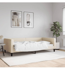 Sofa, kreminės spalvos, 100x200cm, audinys