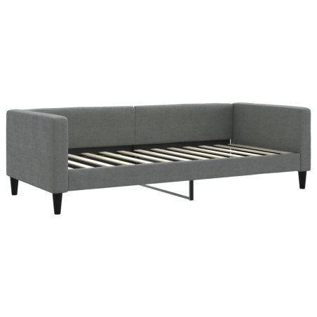 Sofa, tamsiai pilkos spalvos, 90x200cm, audinys