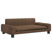 Vaikiška sofa, rudos spalvos, 90x53x30cm, audinys