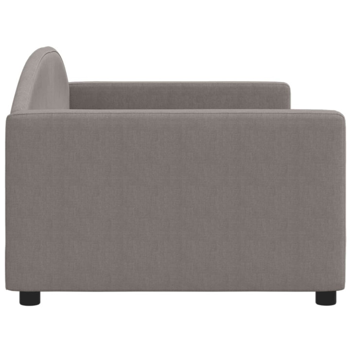 Sofa, taupe spalvos, 90x200cm, audinys