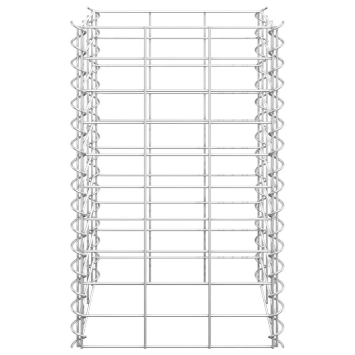 Aukšti gabionų loveliai, 3vnt., 30x30x50cm, geležis