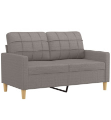 Dvivietė sofa, taupe spalvos, 120cm, audinys