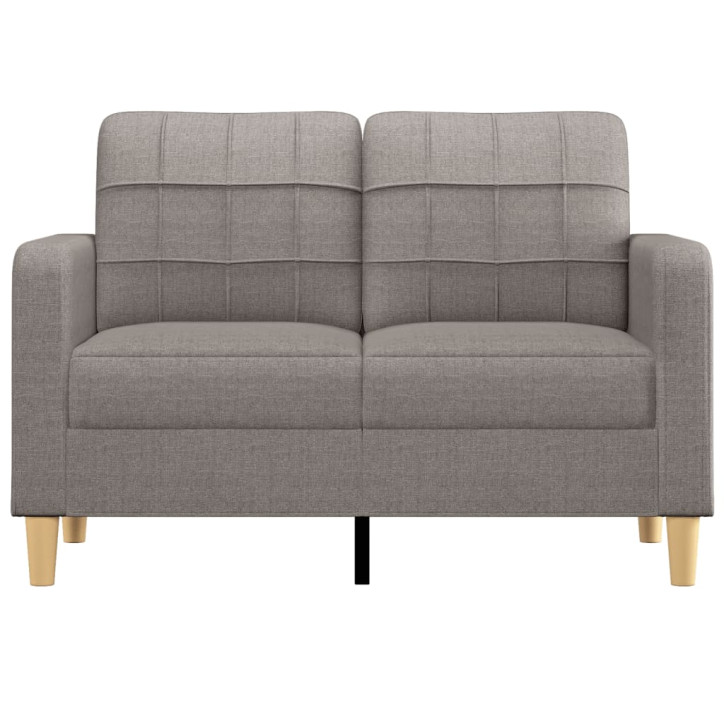 Dvivietė sofa, taupe spalvos, 120cm, audinys