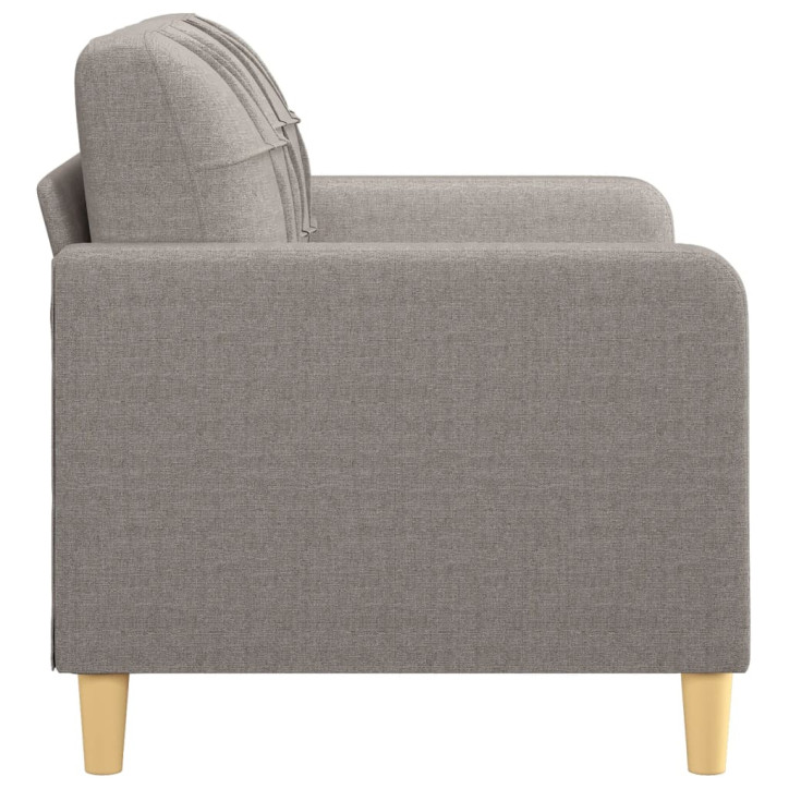 Dvivietė sofa, taupe spalvos, 120cm, audinys