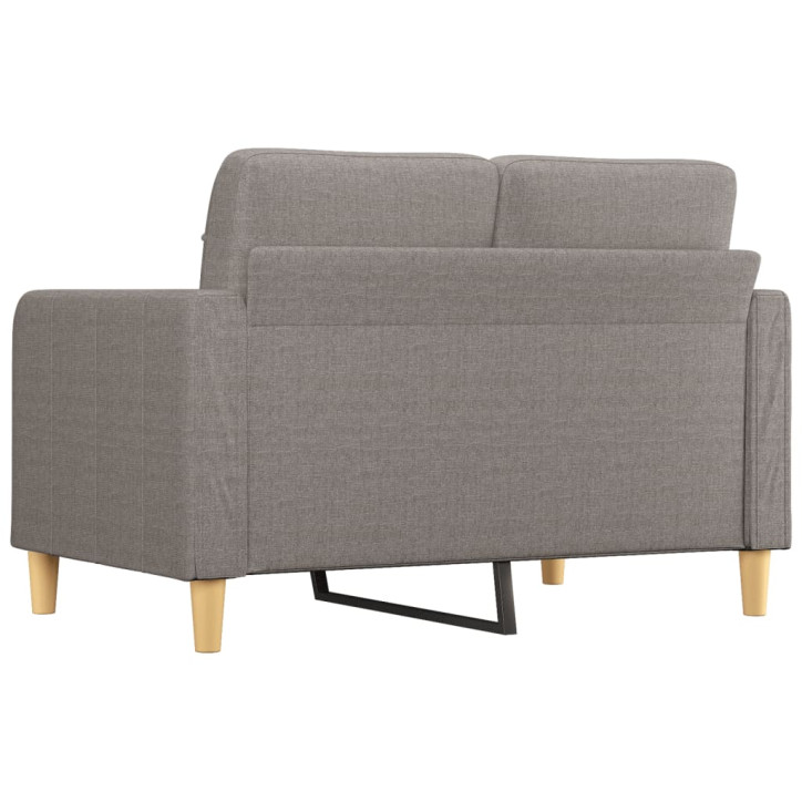 Dvivietė sofa, taupe spalvos, 120cm, audinys