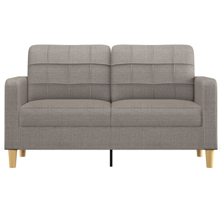 Dvivietė sofa, taupe spalvos, 140cm, audinys