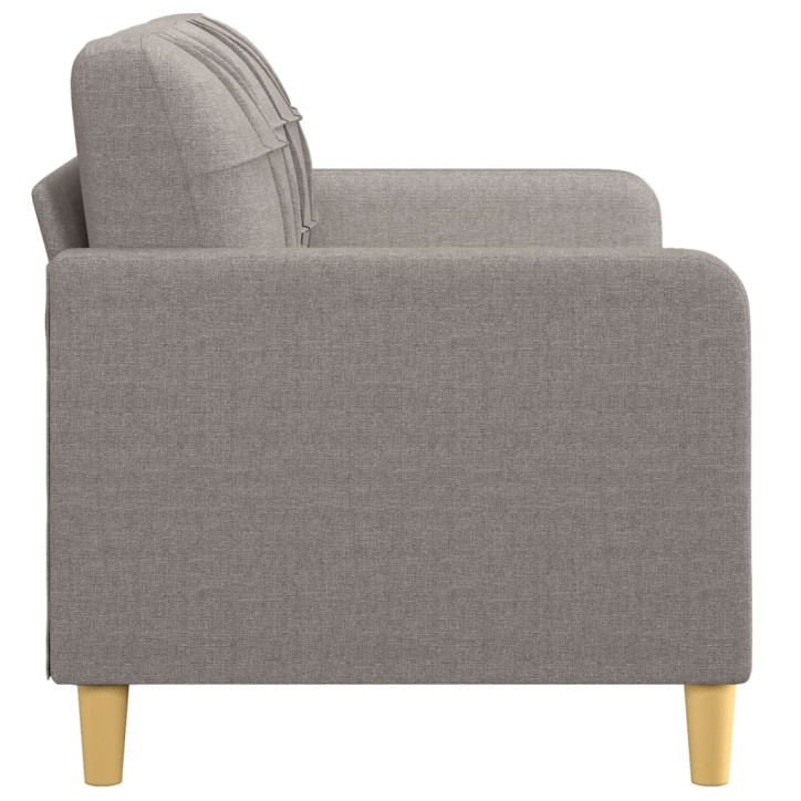 Dvivietė sofa, taupe spalvos, 140cm, audinys