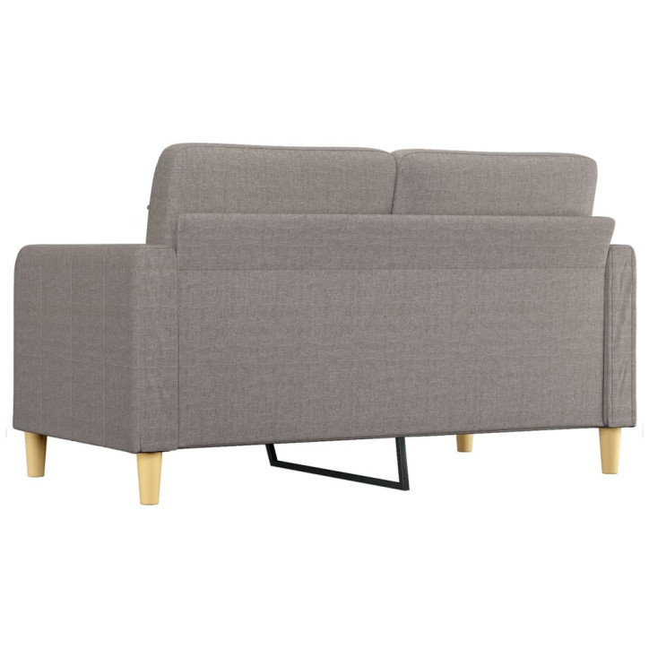 Dvivietė sofa, taupe spalvos, 140cm, audinys