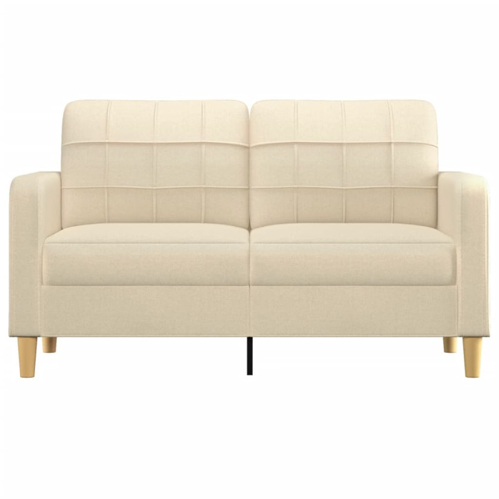 Dvivietė sofa, kreminės spalvos, 140cm, audinys