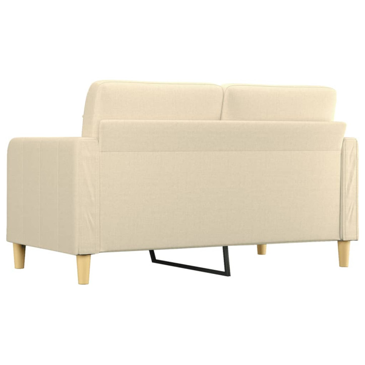 Dvivietė sofa, kreminės spalvos, 140cm, audinys