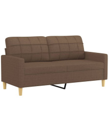 Dvivietė sofa, rudos spalvos, 140cm, audinys