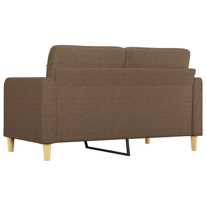 Dvivietė sofa, rudos spalvos, 140cm, audinys