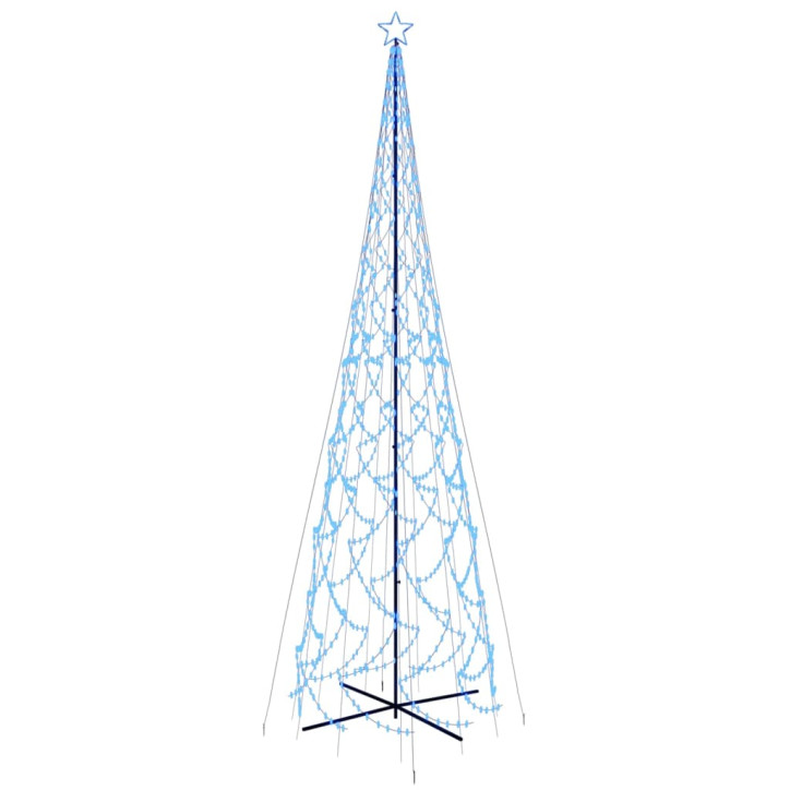 Kalėdų eglutė, 230x800cm, kūgio formos, 3000 mėlynų LED