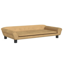 Vaikiška sofa, rudos spalvos, 100x50x26cm, aksomas