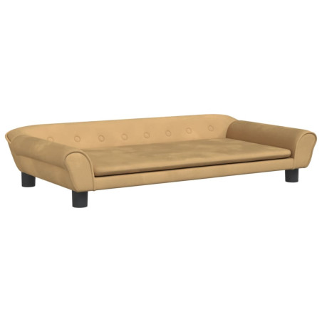 Vaikiška sofa, rudos spalvos, 100x50x26cm, aksomas