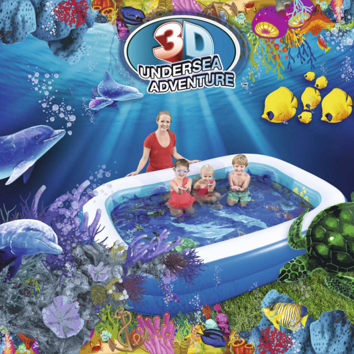 Bestway Pripučiamas baseinas Undersea Adventure, 54177