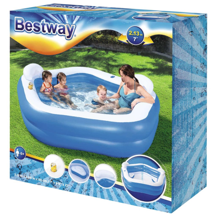 Bestway Family Fun Poilsio baseinas, 213x206x69cm