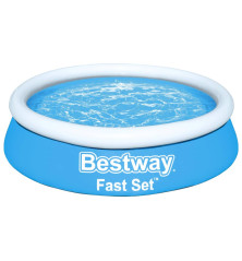 Bestway Fast Set Pripučiamas baseinas, mėlynas, 183x51cm, apskritas