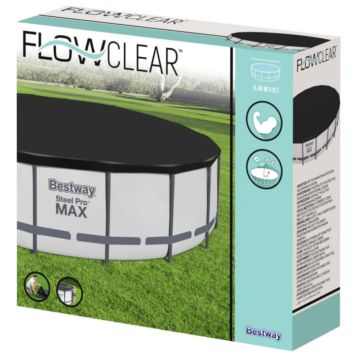 Bestway Flowclear Fast Set Baseino uždangalas, 555cm