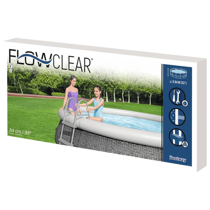 Bestway Baseino kopetėlės Flowclear, 84cm, 2 laipteliai