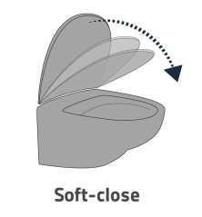 RIDDER Klozeto sėdynė su soft-close mechanizmu Tampa, bambukas