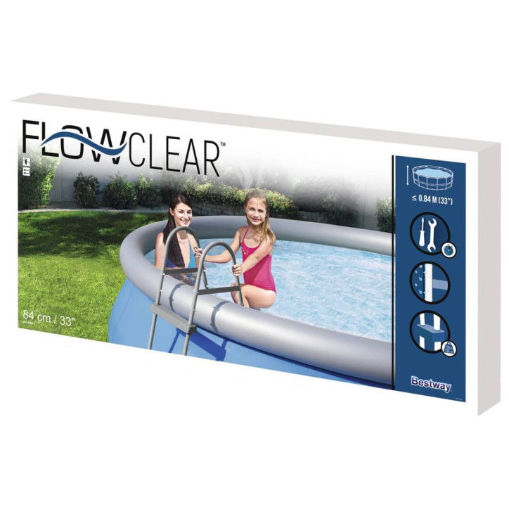 Bestway Baseino kopetėlės Flowclear, 84cm, 2 laipteliai