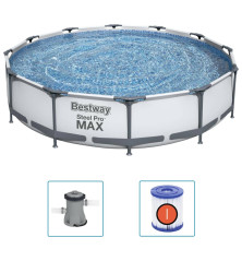 Bestway Steel Pro MAX Baseino rinkinys, 366x76cm