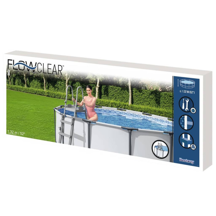 Bestway Flowclear Baseino kopetėlės, 132cm, 4 laipteliai